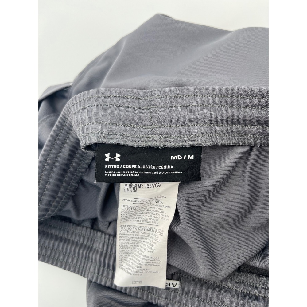 Under Armour Track Pants Mens Medium Gray Fitted Ankle Zip 1280389-040 - Picture 4 of 9